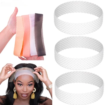 Alileader plaukų juostos plaukų perukams taisyti Geros kokybės elastinės juostos plaukams Extra Hold Wig Headband Silicone Grip Wig Band