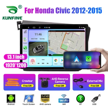 13.1 colių Automobilių radijas Honda Civic 2012-2015 Automobilio DVD GPS navigacija Stereo Carplay 2 Din Central Multimedia Android Auto