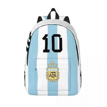 Argentina Famouse futbolo kuprinė Studentų mokyklinis krepšys Verslas Futbolo mylėtojas Futbolininkas Dieninė kuprinė vyrams Moterys Nešiojami drobiniai krepšiai