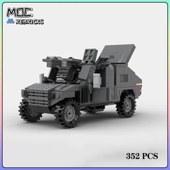 Karinė įranga Specialios konversijos kovinė transporto priemonė MOC statybinių blokų modelio surinkimo rinkinys 