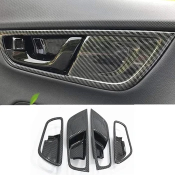 Automobilio vidinių durų dubens apsaugos rėmo dangtelio vidinės rankenos dekoratyvinis rėmas skirtas Hyundai Kona Encino 2018 2019