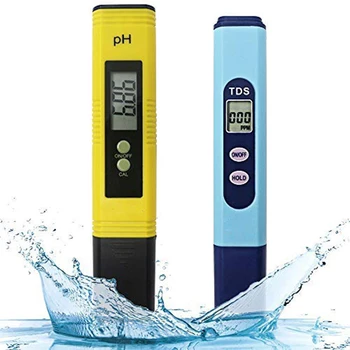 vandens kokybės bandymo matuoklis, Ph matuoklis Tds matuoklis 2 1 rinkinyje su 0-14.00Ph ir 0-9990 Ppm matavimo diapazonas