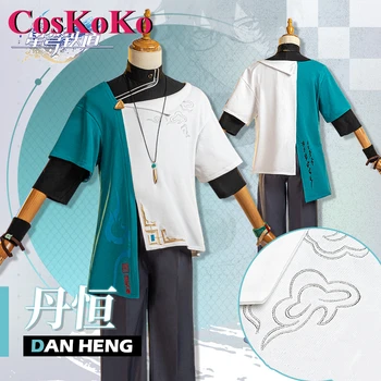 CosKoKo Dan Heng Cosplay anime žaidimas Honkai: Star Rail kostiumų išvestinis produktas Fashion Daily Wear Party vaidmenų žaidimo drabužiai Nauja