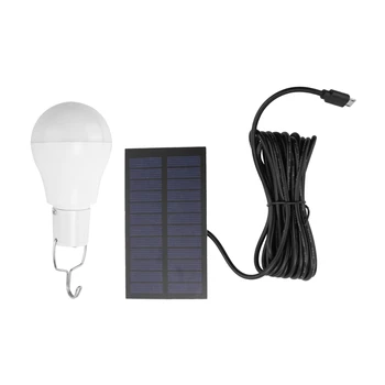 nešiojama LED saulės lemputė 15W lemputė LED lempa USB įkraunama saulės energija maitinama lauko / vidaus kelionių kempingo sodo šviesa