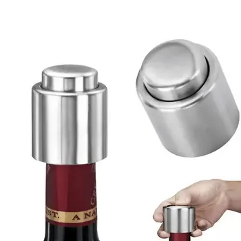 Vyno kamščių saugojimo daugkartinio naudojimo vakuuminis guminis sandariklis Vyno kamštis Traškiklis Silikono siurblio puodelis Virtuvės priedai