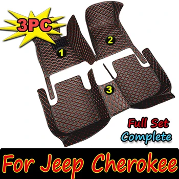Automobilių grindų kilimėliai Jeep Grand Cherokee WK WK2 2011 2012 2013 2014 2015 2016 2017 2018 2019 2020 2021 2022 Individualūs automatiniai pėdų pagalvėlės