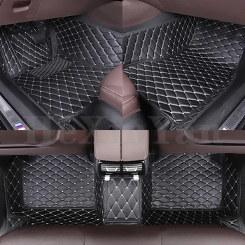 Individualūs automobilių grindų kilimėliai Cadillac XT6 7 vietų 2020 2021 visi modeliai auto kilimas kilimas Pėsčiųjų tilto priedai stiliaus interjero dalys
