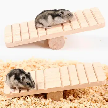 NAUJAS naminių gyvūnėlių medinis pjūklas mankštai žaidžiant daugiaslystį sportinį žaislą Naminių gyvūnėlių reikmenys žiurkėno auksiniam lokiui