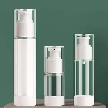 Kompaktiškas kelioninio buteliuko sandarus vakuuminis losjono purškimo buteliukas Nešiojamas vietą taupantis dizainas, leidžiantis lengvai išduoti Idealiai tinka kelionėms