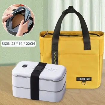 Izoliuotas maisto krepšys Patvarus sveikas paprastas ekologiškas valgio paruošimas Sveikas maistas Bento pietų dėžutė Laikymo krepšys