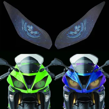 Motociklų 3D priekinis aptakas Priekinių žibintų lipdukų apsaugos lipdukai Apsauga tinka KAWASAKI NINJA300 NINJA250 NINJA 250 NINJA 300
