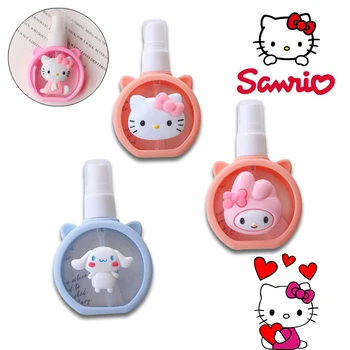 Kawaii Sanrio Hello Kitty Empty Spray Nešiojamas animacinis filmas Mielas Kuromi Melody Cinnamoroll Travel Skysti kvepalai Pakartotinai užpildomi buteliukai