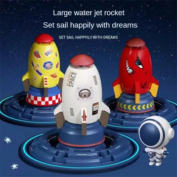Raketų paleidimo žaislai Lauko raketa Vandens slėgio pakėlimo purkštuvas Žaislas Smagi sąveika sode Vejos vandens purškimo žaislai vaikams