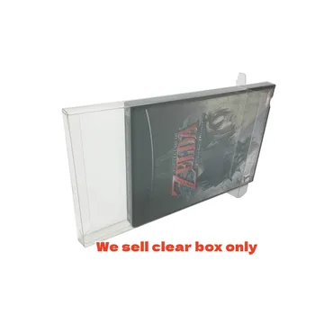 Skaidrus skaidrus 6H PET dangtelis gamecube NGC USA versijos žaidimų apsaugos dėžutė plastikinė kolekcija saugojimo dėžutė
