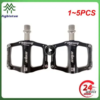 1 ~ 5PCS Ultralight CNC aliuminio lydinio kalnų dviračių platforma MTB 3 guoliai neslystančios kelio pedalo dviračių dalys