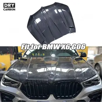 Automobilių priedai BMW X6 G06 2020+ Priekinio variklio variklio dangčiai Automobilių stilius Kėbulo komplektai Priedai Anglies pluošto variklis Bagažinės gaubtas