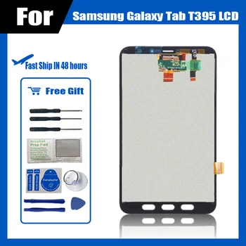 AMOLED skirta Samsung Galaxy Tab Active 2 T395 SM-T395 SM-T395C T390 LCD ekranas Jutiklinio ekrano skaitmeninimo įrenginio surinkimas