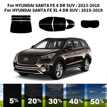 Precut nanoceramics car UV Langų atspalvio rinkinys Automobilinė langų plėvelė HYUNDAI SANTA FE XL 4 DR visureigiui 2019-2019
