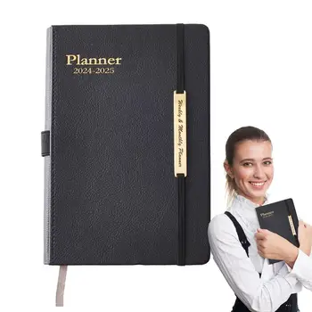 Weekly Planner Notebook A5 Monthly Routines English Weekly Appointment Notebook Appointment Planner Journal nuo 2024 m. sausio iki