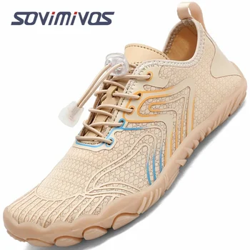 Vyriški trail bėgimo bateliai, lengvi atletiški nulinio kritimo basomis batai, neslystantys lauko vaikščiojimo minimalistiniai batai moterims