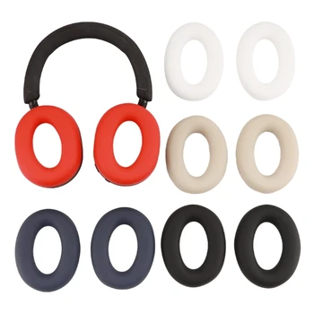 1Pair silikoninės kempinės pagalvėlės dangtelio ausų pagalvėlės, skirtos ausinėms WH-1000XM5