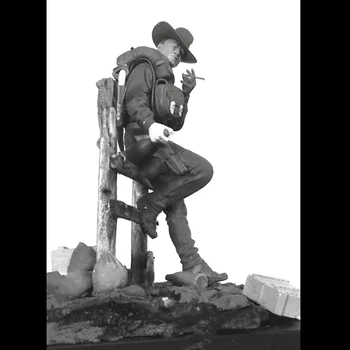 Dervos kareivis 1/24 75mm senovės karys kareivis Modelis Unassambled Nedažytos figūrėlės konstravimo rinkinys