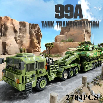 2784cs Karinis 99A pagrindinis mūšio tankas Transporto priemonės modelis Statybiniai blokai WW2 Kinijos armijos ginklai MOC kaladėlės Žaislai Suaugusiųjų dovana