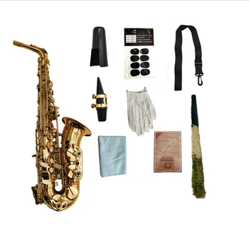 JK Keilwerth ST110 Aukštos kokybės žalvario aukso lakas Alto saksofonas Eb Flat Sax muzikos instrumentai Nemokamas pristatymas su kandikliu