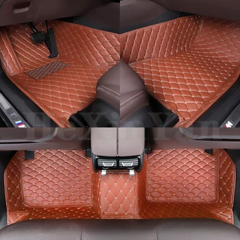 Custom Car Floor Kilimėliai, skirti Ford C-Max S-Max 2017 visi modeliai auto Kilimas Kilimas Footbridge priedai stiliaus interjero dalys