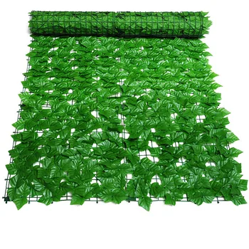 50x50cm Modeliavimas Augalų siena Dirbtiniai lapai Lauko sodo dekoras Žali lapai Netikra tvora Dirbtinis žalias augalų aptvaras