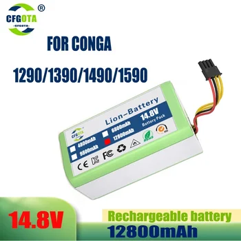 100% Originalus 14.4V 12800mah Li-Ion Batterij Voor Cecotec Conga 1290 1390 1490 1590 Stofzuiger Genio Deluxe 370 Gutrend Echo 520