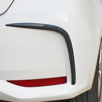 skirta Toyota Corolla Sedanui 2019 2020 Išorės priedai Automobilis Galinė galinė uodega Rūko žibintas Šviestuvas Rėmo dangtelis ABS Anglies apdaila 2vnt