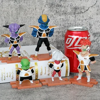 Anime Dragon Ball Z Ginyu Force Action Figure DBZ Frieza Recoom Jeice Figuras Žaislų kolekcijos modelio dovana vaikams Papuošalai