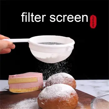 Filtro tinklelis Daugkartinio naudojimo nailonas itin smulkus filtras šaukštas sietas pieno sultys Kava Maisto filtras Virtuvės kiaurasamtis Tinklelis Virtuvės įtaisai