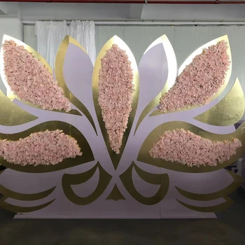 Graži gėlė Vestuvių fonas Sieninis stovas banketinėms dekoracijoms Nuoma