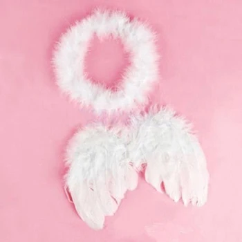 Baby Angel Wing Naujagimio naujagimio fėjos sparneliai Kostiumas Nuotraukų rekvizitas Vaikų dienos dovana Dovanoti daiktai Vaikams reikalingi