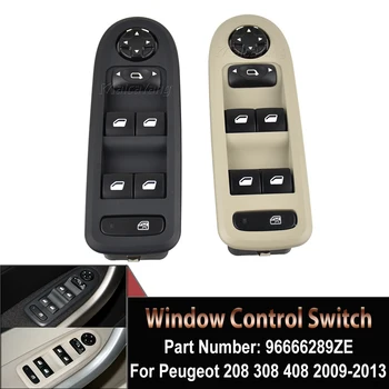 96666289ZE Peugeot 408 2009-2013 Master Power Front Left Driver Side Window Switch Mirror Control Button Auto Parts