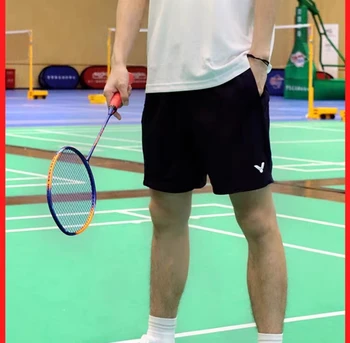 Nauji badmintono teniso šortai greitai džiūstanti medžiaga kvėpuojanti, diržo elastinė virvė nenukrenta
