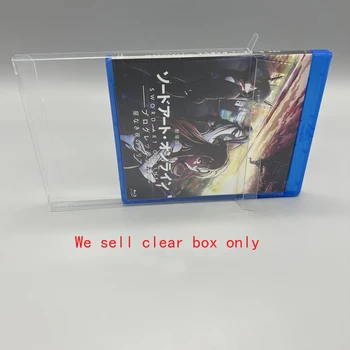 10PCS Transparent PET plastikinio dangtelio apsauginė dėžutė, skirta Blu ray BD žaidimui spalvinga dėžutė daiktadėžė