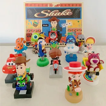 Disney Pixar Shake serija Blind Box Disney/pixar Shake serija Rankų darbo aklųjų dėžutė Mielas ornamentas Šventinės gimtadienio dovanos Žaislas