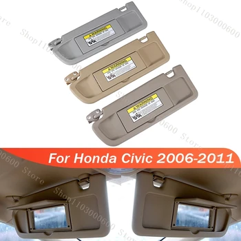 Honda Civic 2006 2007 2008 2009-2011 Vidinis stogas Sunvisor Sunshield Skydelis nuo saulės su makiažo veidrodžiu 83230-SNA-A01ZB