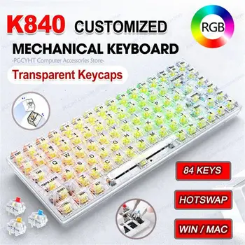 CMK87-SA Vieno režimo mechaninė klaviatūra 87 klavišai Viso klavišo karštai keičiama biuro žaidimų klaviatūra Standartinis 80% išdėstymas