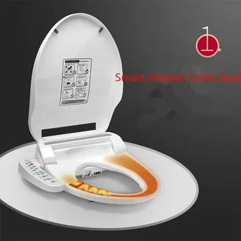 Išmanioji šildoma tualeto sėdynė momentinis karšto tipo WC Sitz išmanusis automatinis dangčio dangtelis elektrinis bidė be vandens bako