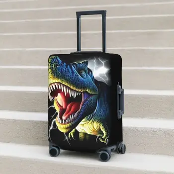 Jurassic World 3d dinozaurų lagamino dangtis Skrydis Gyvūnų praktinio bagažo atsargos Kruizinės kelionės apsauga