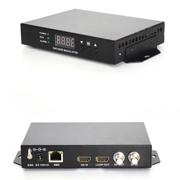 Nemokamas pristatymas SKD2018 1080P HDMI į ATSC kodavimo moduliatorių Skaitmeninės TV galvutės QAM RF moduliatorius, ISDB-T moduliatorius