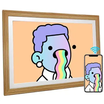 Karštas išpardavimas 21,5 colio anti-glare skaitmeninio meno rėmelis wifi 21.5